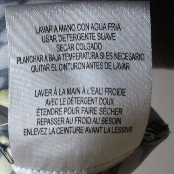 London Times Womens Yellow Black White Sleeveless Dress Size 14 Pre-owne… - Picture 7 of 7